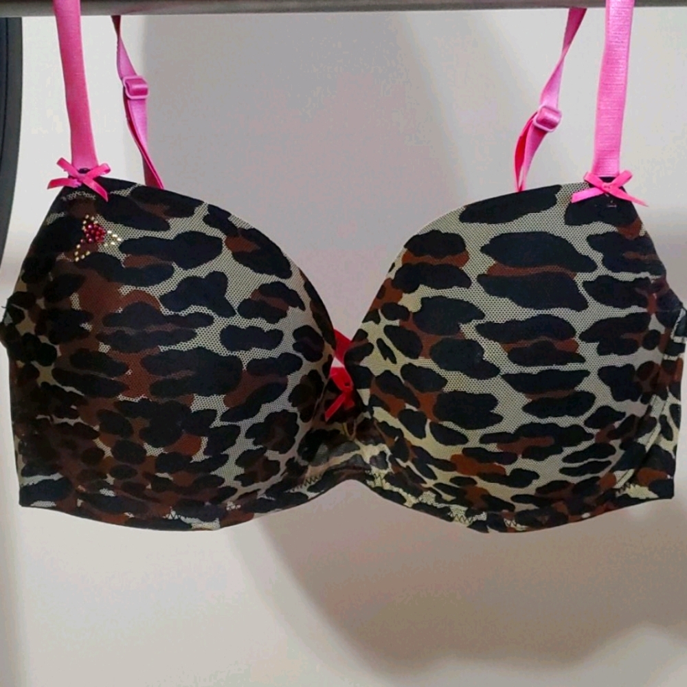 Betsey Johnson Leopard Bra